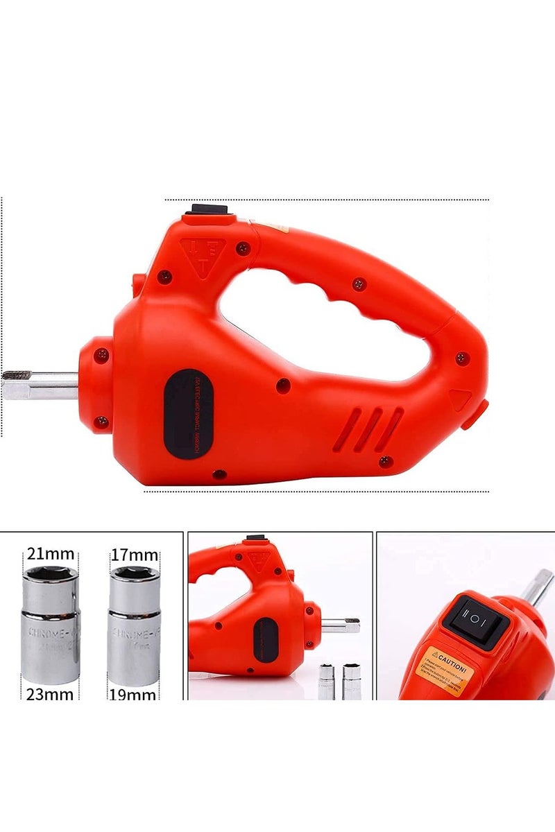 توبيز جاك كهربائي توبي 5 طن 12 فولت مجموعة جاك هيدروليكي (نطاق الرفع: 6.1~17.7 بوصة) مع مضخة هوائية جاك كهربائي للسيارات SUV سيدان MPV لتغيير الإطارات مجموعة إصلاح الطوارئ - Image 3