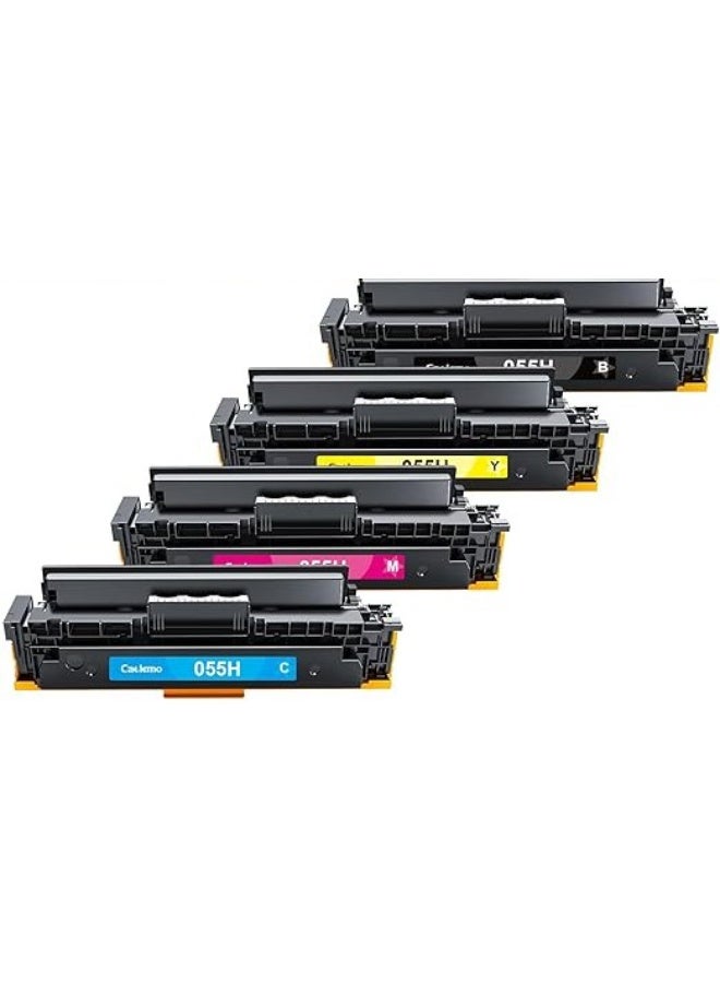 Terabyte 055H Toner Cartridge MF743Cdw Toner Replacement for Canon 055 055H Toner Cartridge Set Compatible with Canon Color imageCLASS MF743Cdw, MF741Cdw, MF745Cdw, LBP664Cdw Laser Printers (4-Packs) - Image 2