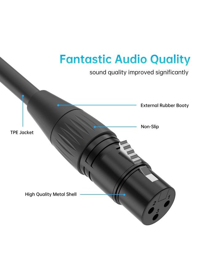 Yinker XLR Microphone Cable (XLR female to female 1.5ft/1-pack) - Image 2