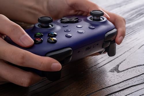 8BitDo Ultimate 2 Wireless Controller for Windows PC, Apple, Steam & Android, Gaming Controller with TMR Joysticks, Hall/Tactile Triggers, Motion Control, RGB Fire Ring, 1000Hz Polling Rate, Purple - Image 4