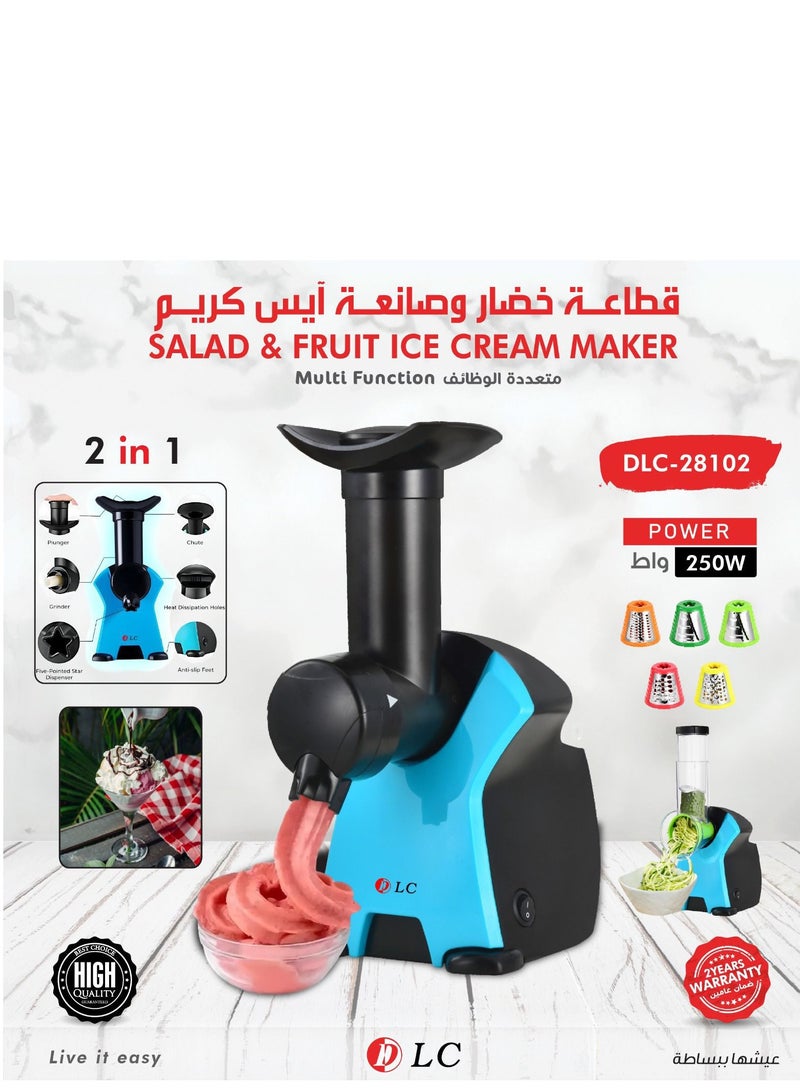D L C Vegetable cutter and ice cream maker 9028102