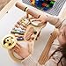 Asweets 7 in 1 Kids Drum Set for Toddlers Wooden Xylophone Musical Instruments Kit Play Set for Toddler Baby Drum Set Montessori Toys Sensory Toys Birthday Gifts for Girls Boys Moon - Image 3