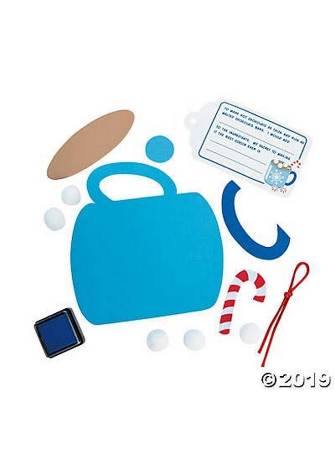 Fun Express Hot Cocoa Thumbprint Ornament Craft Kits - Crafts for Kids and Fun Home Activities - Makes 12 - Image 2