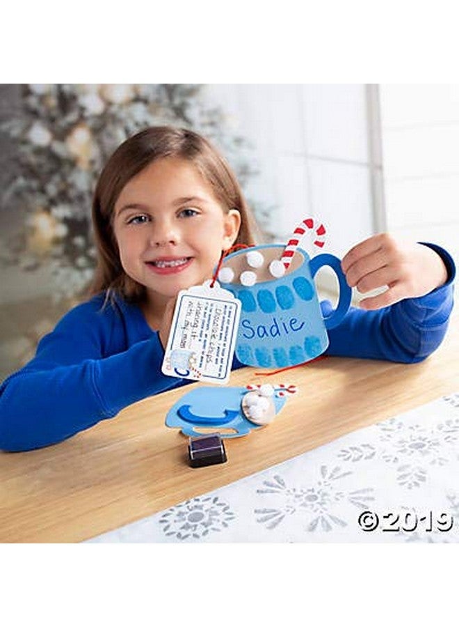 Fun Express Hot Cocoa Thumbprint Ornament Craft Kits - Crafts for Kids and Fun Home Activities - Makes 12 - Image 5