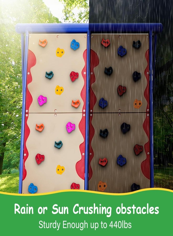 Trymaker Rock Climbing Holds, 30PCS Climbing Wall for Kids, Climbing Set for Adult Indoor and Outdoor(Large Size) - Image 4