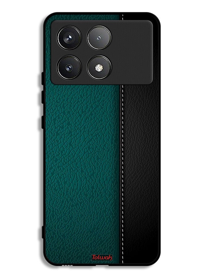 Tolwak Xiaomi Poco F6 Pro Protective Case Cover Leather Pattern - Image 1