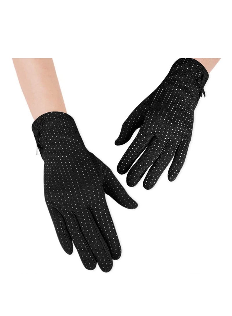 ECVV Women Sun Protective Gloves Screentouch Lightweight UV Protection Sunblock Gloves Breathable Sunblock Gloves for Summer Driving Riding Cycling - Image 5