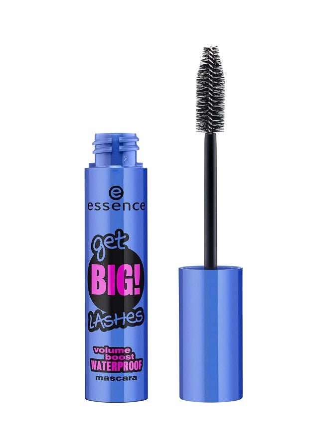 ايسينس ماسكارا Get Big Lashes المقاومة للماء والمعززة لتكثيف الرموش أسود 01