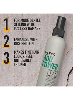 kms Addpower Thickening Spray Heat Protectant, 6.76 Fl. Oz.  - Image 2