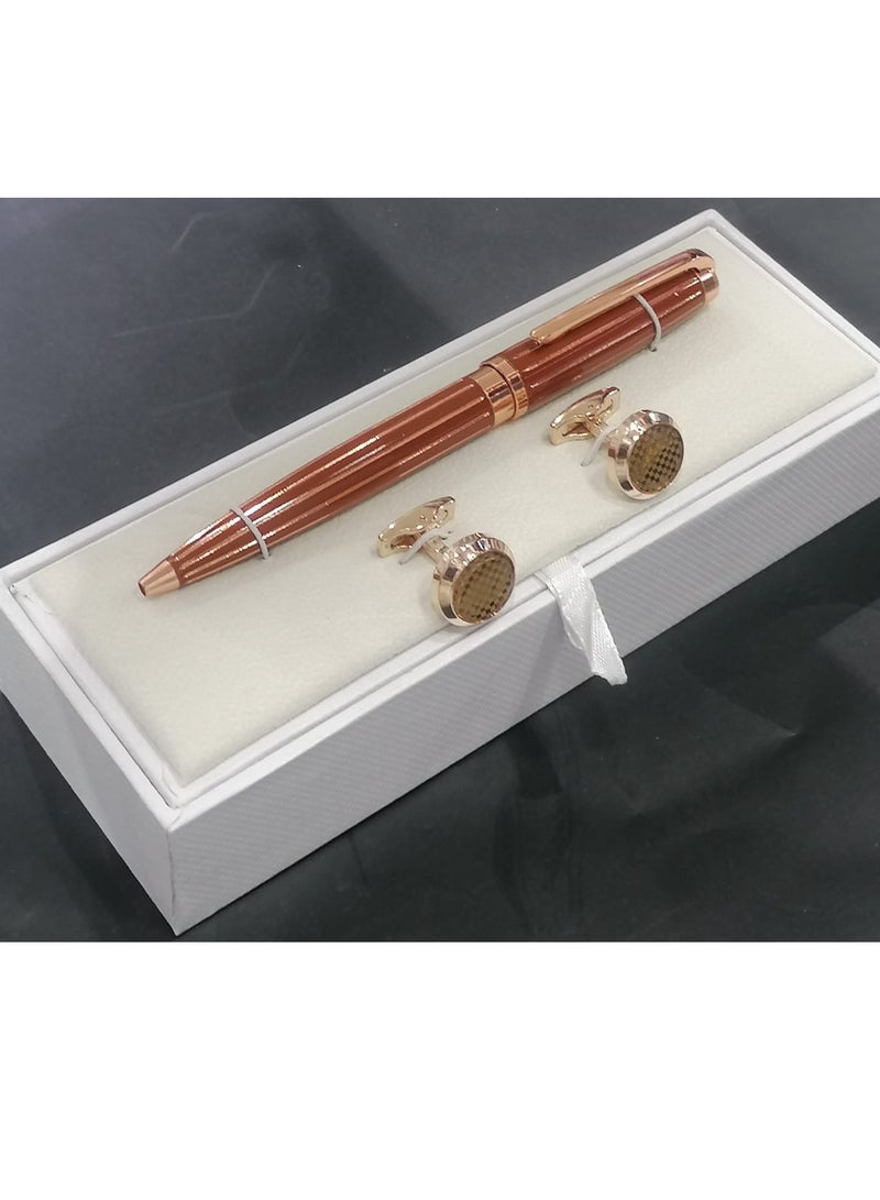 طقم قلم وكبك درجة اولى رجالي