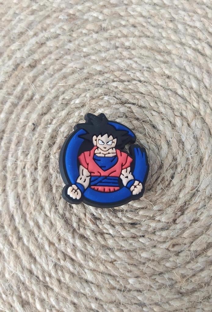HD Marketim Slipper Ornament Silicone Slippers Sandal Buckle Dragon Ball Ornament Accessory - Image 3