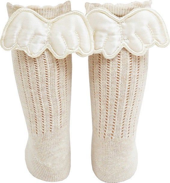 Bross Wing Accessory Knee Length Baby Socks  - Image 1