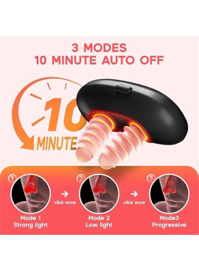 Arabest Rechargeable Red Light Nasal Therapy Device with Auto Shut-off - Portable Soothing Nose Device for Home and Travel (1 pc)  - Image 4