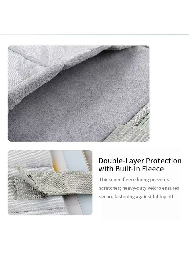 13-inch laptop cover for 2025-2022 MacBook Air 13-inch M4 M3 M2 A3240 A3113 A2681 waterproof shockproof handbag cover with accessory pocket - gray - Image 5