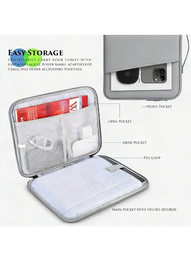 12.9 Inch 13 inch Tablet Sleeve Bag Compatible with iPad Air 13 inch(M3/M2) 2025/2024 iPad Pro 13 inch M4 2024, S10+ 12.4 inch 2024/iPad Pro 12.9 M2 2022/2021/2020,Surface Laptop Go 12.4" Galaxy Tab S7+S8+/S9+/S9FE+ 12.4" 2022/2023 Generation with Magic Keyboard/ Smart Keyboard Folio Carrying Case - Image 3