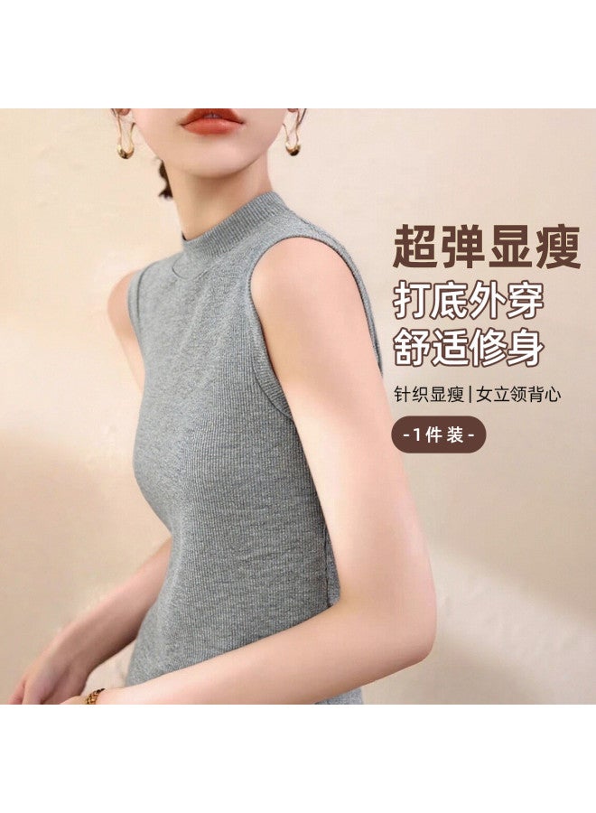 Your Sun Small Stand Collar Suit Base Layer Versatile High-End Sense Slimming Camisole Women'S Underwear - Image 2