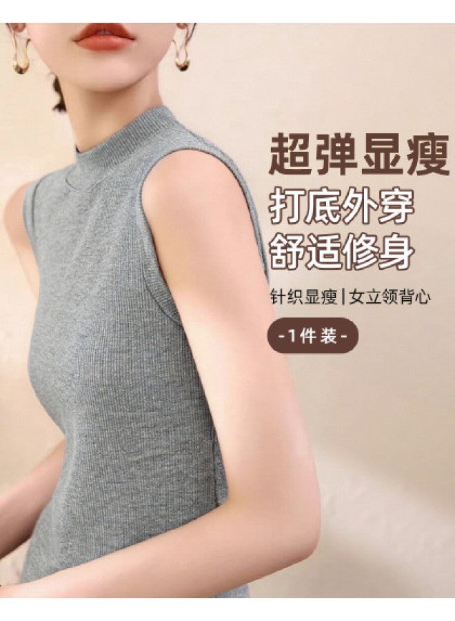 Your Sun Small Stand Collar Suit Base Layer Versatile High-End Sense Slimming Camisole Women'S Underwear - Image 1