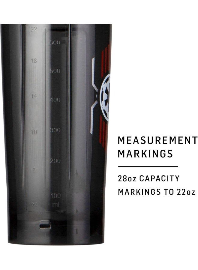 Blender Bottle خلاط ستار وورز برو سيريز مثالي لاهتزازات البروتين وما قبل التمرين، 28 أونصة، خوذة دارث فيدر - Image 2