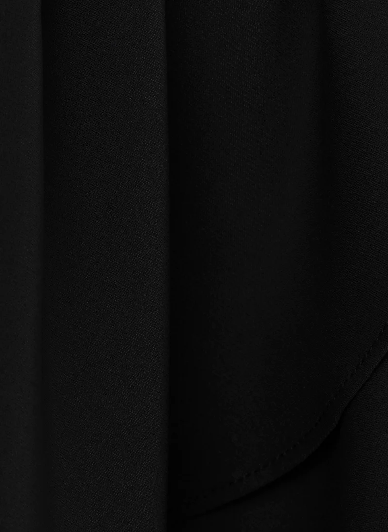 Lichi  Maxi dress with ribbons on the bodice and a semi-sheer skirt for Women | Best Price UAE