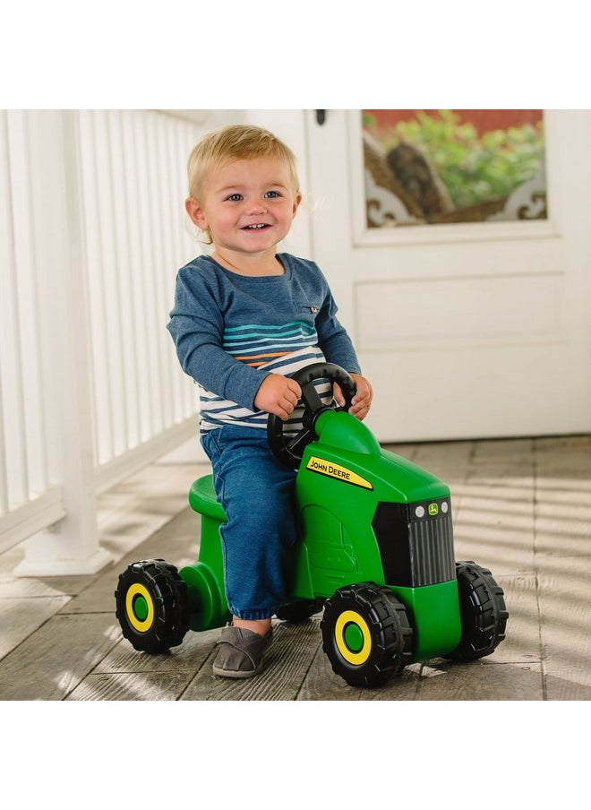 John Deere - John Deere Sit 'N Scoot Activity Tractor Toy Foot To Floor Kids Ride On Toys John Deere Tractor Toys For Toddlers 20 X 9.8 X 16.15 Inches Green Ages 2 Years And Up - Image 1