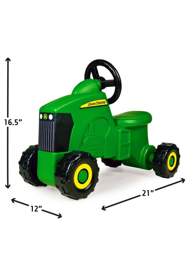 John Deere - John Deere Sit 'N Scoot Activity Tractor Toy Foot To Floor Kids Ride On Toys John Deere Tractor Toys For Toddlers 20 X 9.8 X 16.15 Inches Green Ages 2 Years And Up - Image 1
