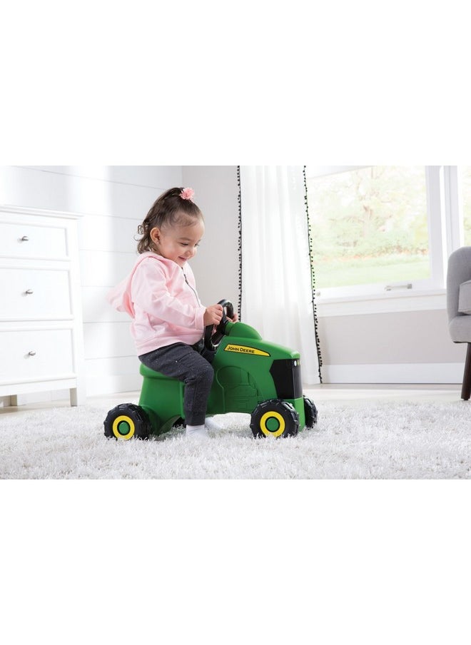 John Deere - John Deere Sit 'N Scoot Activity Tractor Toy Foot To Floor Kids Ride On Toys John Deere Tractor Toys For Toddlers 20 X 9.8 X 16.15 Inches Green Ages 2 Years And Up - Image 1