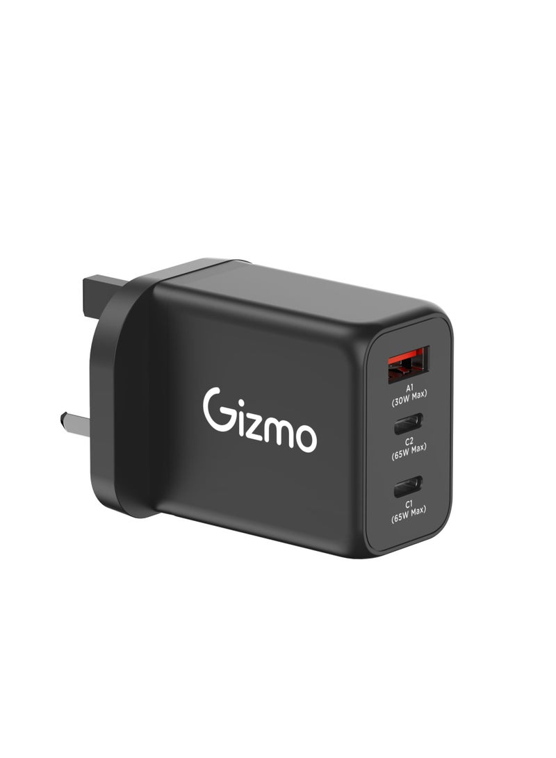 Home Charger 65W With GaN Technology Supporting Fast Charging