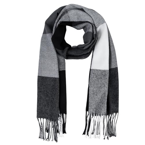 YSense Winter Scarf for Women, Fashion Long Plaid Scarves Warm Big Tartan Blanket Wrap Shawl Ladies Gifts - Image 1