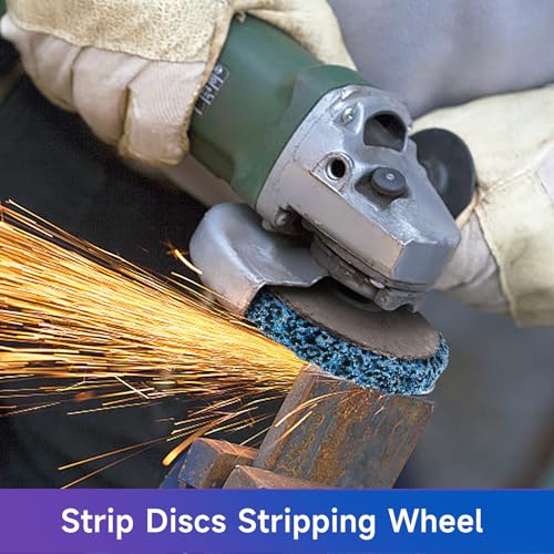 Shineboc 6PCS 4-1/2" x 7/8" Paint Stripping Disc Wheel, Strip Discs for Angle Grinder Clean and Remove Paint, Oxidation, Welds, Rust, Coating - Image 5