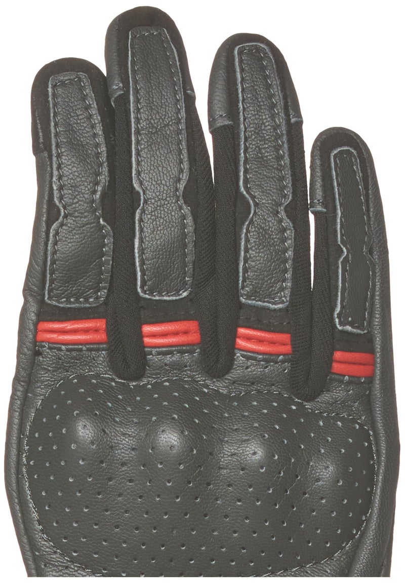 Raida CruisePro II Motorcycle Gloves (XS, Grey-Red) - Image 2