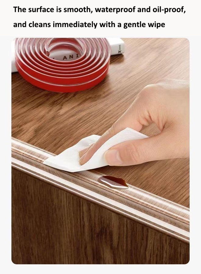 Aissiora Child Safety Edge Protection Strip 2M Anti-Collision Table Corner Guard with Adhesive for Baby Bump Prevention Home and Outdoor Use - Image 4