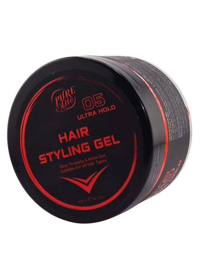 05 Ultra Hold Hair Styling Gel 300ml