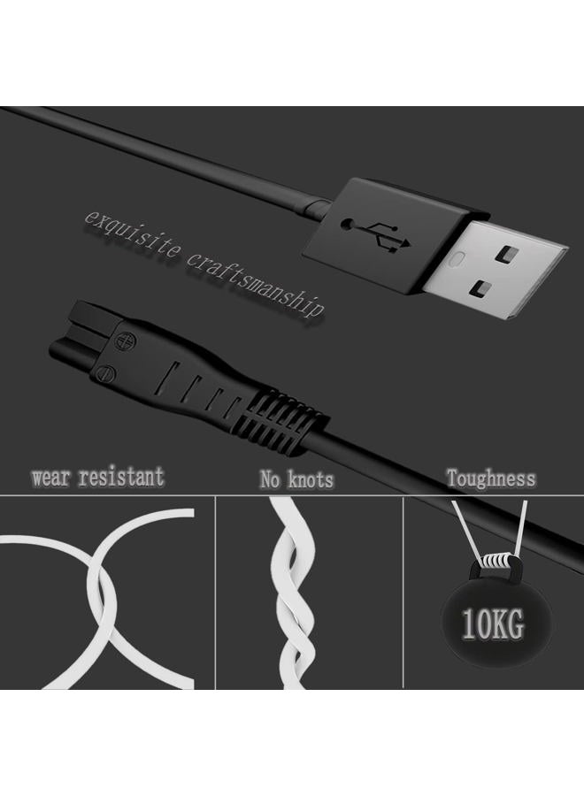 JUPSDDTH Charger Cord for Meridian Grooming Charger - Power Cord for Meridian Shaver Charger – Adapter Charger for Meridian Grooming Electric Shaver Trimmer Charger Cold Cable - Image 4