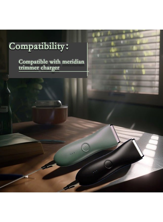 JUPSDDTH Charger Cord for Meridian Grooming Charger - Power Cord for Meridian Shaver Charger – Adapter Charger for Meridian Grooming Electric Shaver Trimmer Charger Cold Cable - Image 2