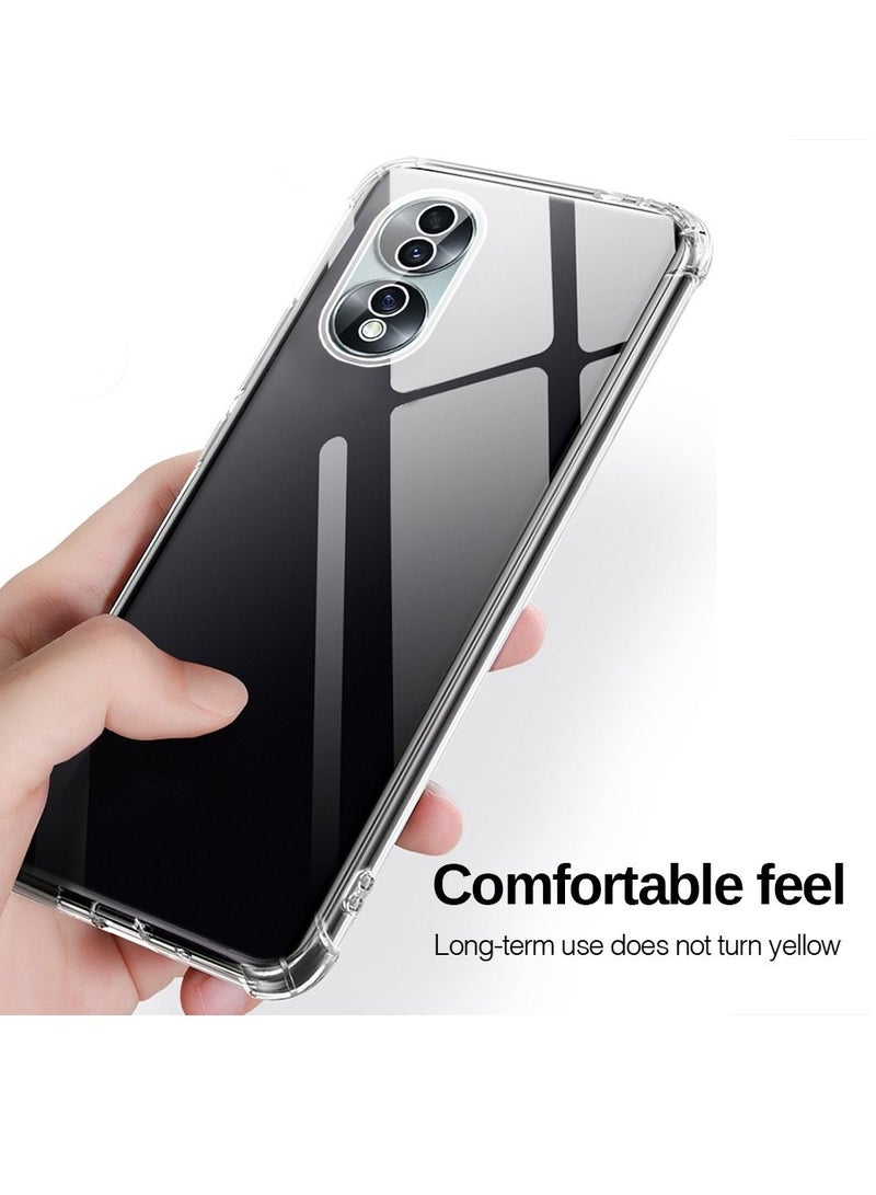 BORTONY Honor 70 Pro Case with Camera Protection Shock Absorption Bumper Soft Transparent Protective Cover For Huawei Honor 70 Pro - Image 3