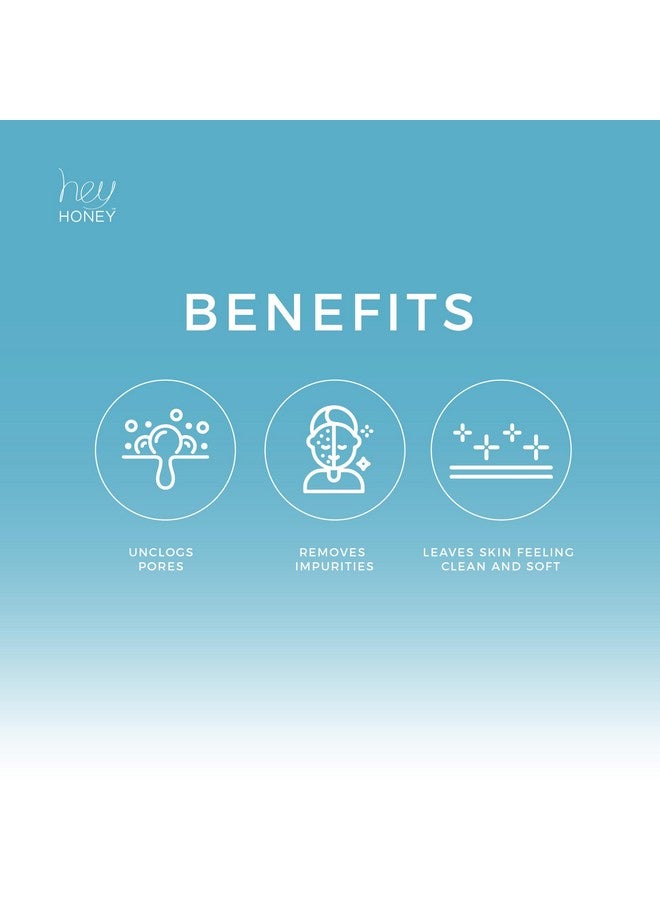 Hey Honey Skincare Be Clear Acne Routine Daily Active Cleansing Face Wash Youth & Young Adults Blemishes Prone Propolis & Gentle Exfoliating Acids Fast & Long Lasting Oil Control 5 Fl Oz - Image 3