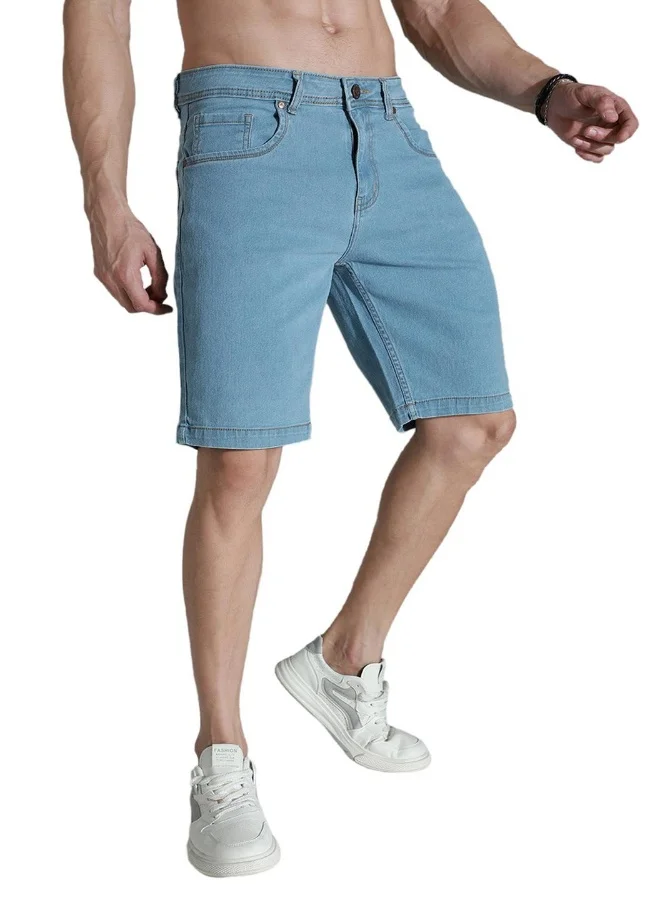 HIGH STAR Men Blue Shorts