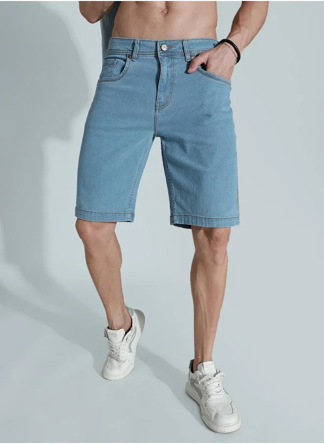 هاي ستار Men Blue Shorts