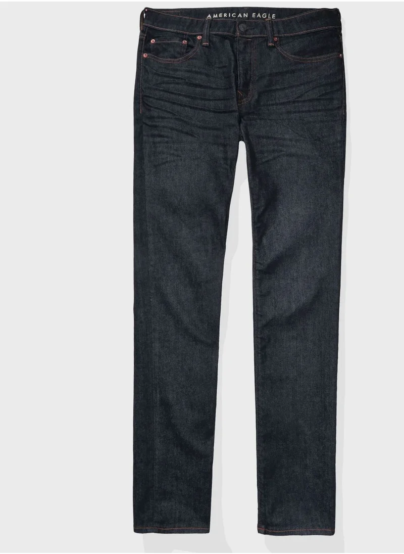 American Eagle Airflex+ Straight Fit Jeans
