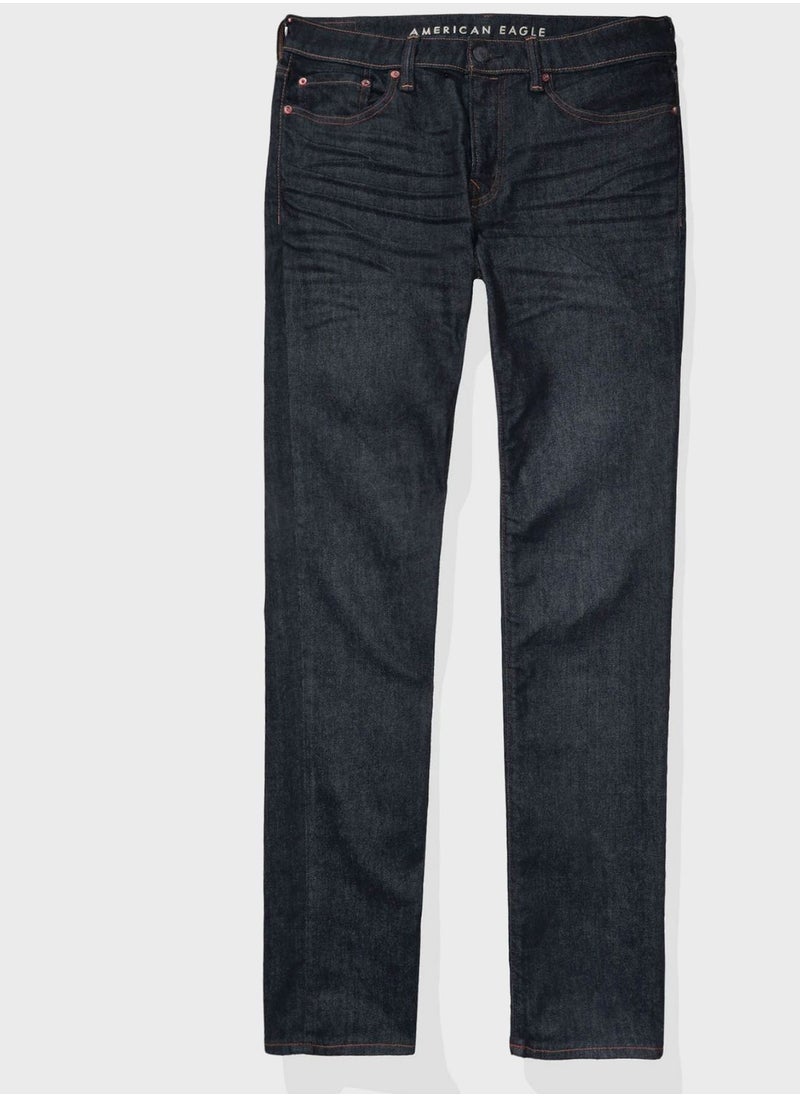 American Eagle - Airflex+ Straight Fit Jeans - Image 1