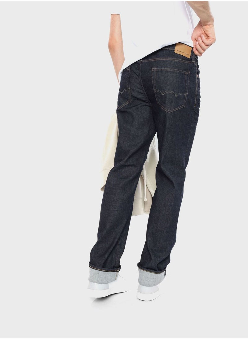 American Eagle - Airflex+ Straight Fit Jeans - Image 1
