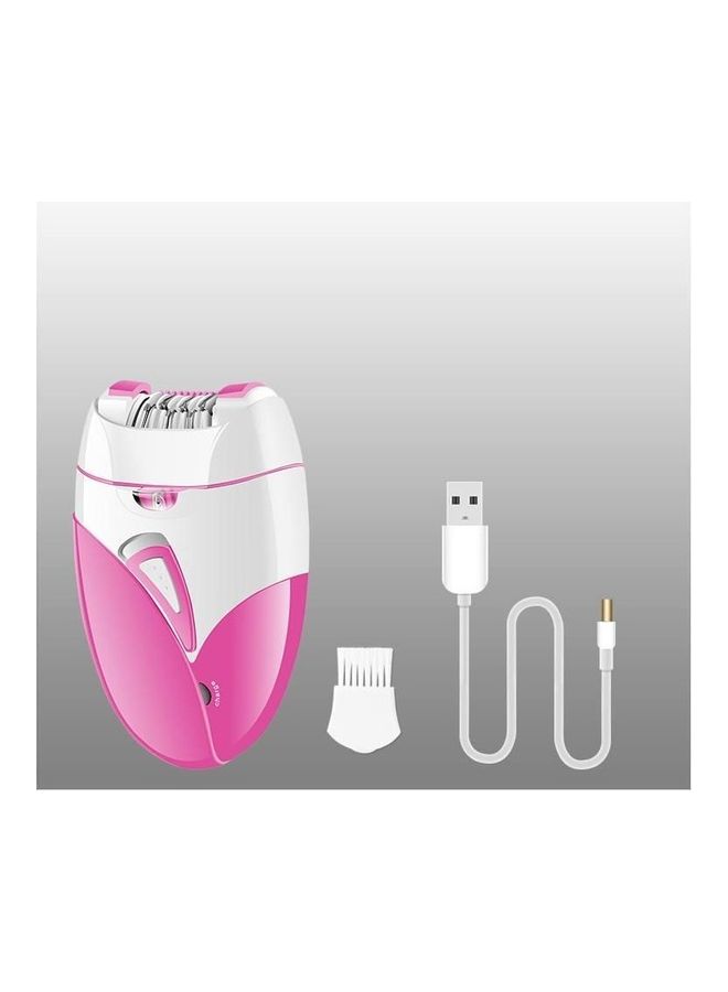 Kemei KM-189A Hair Removal Epilator Pink/White - Image 3