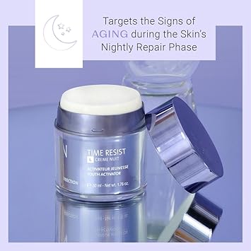Yonka Time Resist Night Cream Yonka 50ml AntiAgeing Face Night Cream with Youth Activating Complex and Hyaluronic Acid Reduces Wrinkles and Lines Dermatologically Proven Results 90 Natural Origin - Image 5
