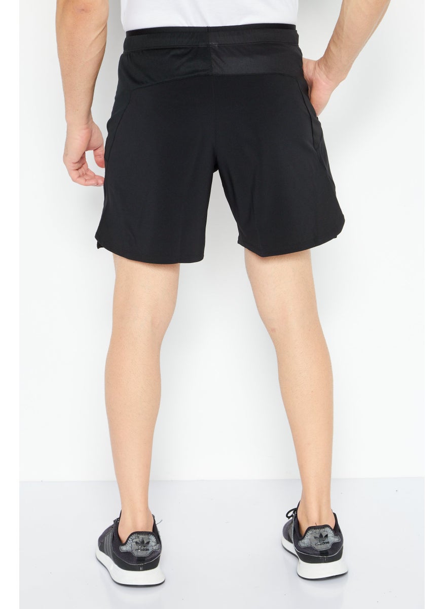 Reebok Men Sportswear Fit Training Shorts, Black  - Image 3