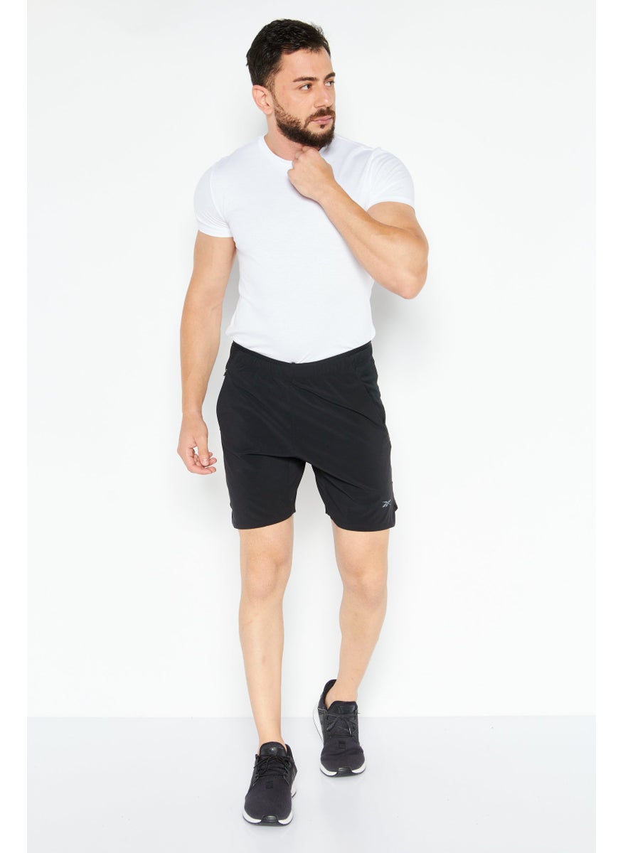Reebok Men Sportswear Fit Training Shorts, Black  - Image 4