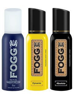 FOGG Set of 3 Body Spray For Men 