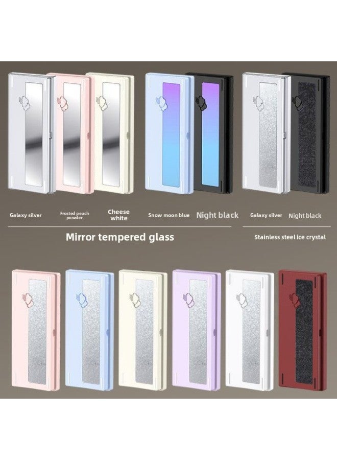 Aluminum Tuotuo Mechanical Keyboard Customized Computer Wireless Bluetooth Three-mode Gaming E-sports Huihang-Color:Ziwei Axis (hmx) - Galaxy Silver - Anode 【matte/three-mode】 Mirror Silver Back Plate - Yes - Official Standard - Image 4