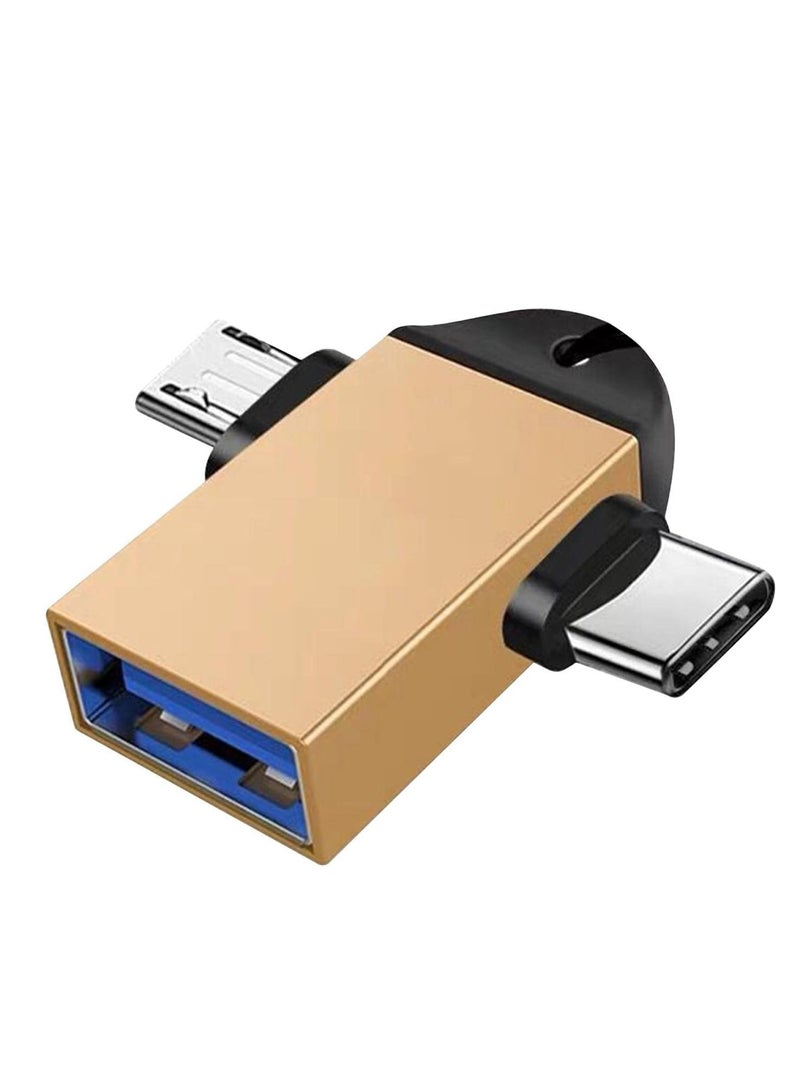 Bella USB 3.0 USB Adapter | Mobile Phone U Disk Card Reader, Practical OTG Converter for Media TV Sticks, Mobile Phones and Tablets