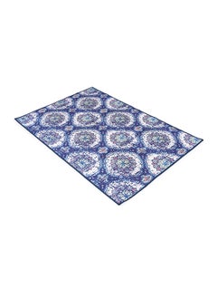 Status Contract 3D Printed Perfect Rugs for Living Area | Rug and for Bedroom |Rug for Dining Table Rug Floor with Anti Slip Backing, Kashmiri Blue, 121 X 182 Cm  - Image 3