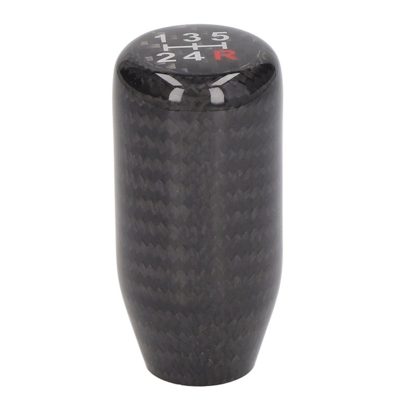 Carbon Fiber Gear Shift Knob: 5 Gears, Comfortable Ergonomic Design, Smooth Surface - Wide Compatibility, Cool Decorative Style for Manual or Automatic Vehicle Interior Replacement - Image 3